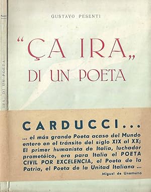 Bild des Verkufers fr Ca Ira di un poeta Carducci   Poeta civile d italia zum Verkauf von Biblioteca di Babele