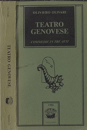 Seller image for Teatro genovese Commedie in tre atti for sale by Biblioteca di Babele