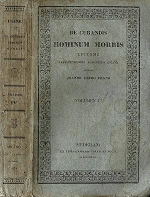 Imagen del vendedor de De Curandis Hominum morbis Epitome praelectionibus Academicis dicata a la venta por Biblioteca di Babele