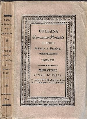 Bild des Verkufers fr Opere dell'Abate Giambattista Roberti di Bassano Tomo III zum Verkauf von Biblioteca di Babele