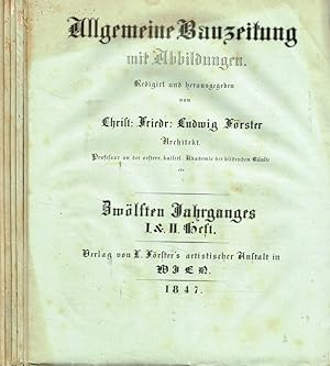 Allgemeine Bauzeitung, 1847 da n.I a XII