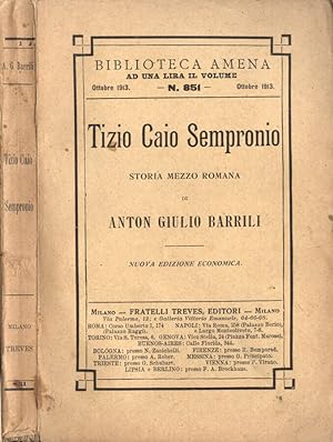 Imagen del vendedor de Tizio, Caio, Sempronio Storia mezzo romana a la venta por Biblioteca di Babele