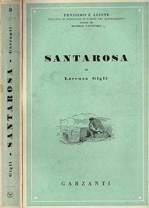 Bild des Verkufers fr Santorre di Santarosa zum Verkauf von Biblioteca di Babele