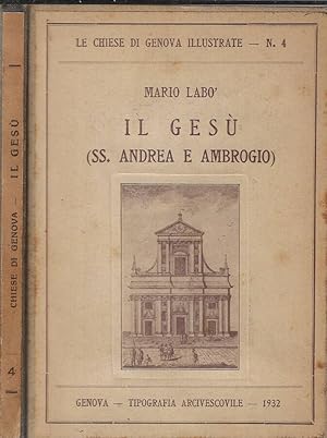 Imagen del vendedor de Il Ges (SS. Andrea e Ambrogio) a la venta por Biblioteca di Babele