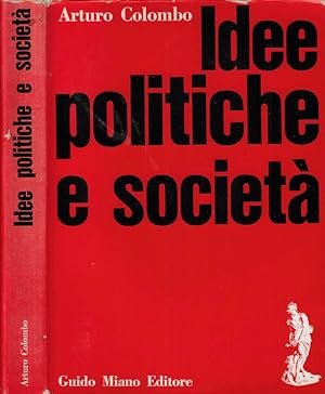 Bild des Verkufers fr Idee politiche e societ zum Verkauf von Biblioteca di Babele
