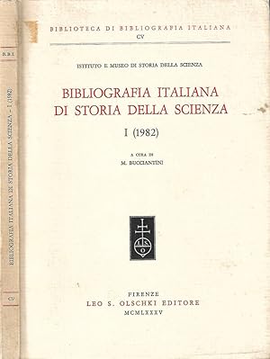 Bild des Verkufers fr Bibliografia italiana di storia della scienza I (1982) zum Verkauf von Biblioteca di Babele