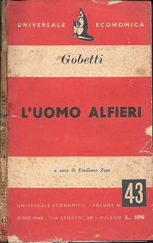 Bild des Verkufers fr L'uomo Alfieri zum Verkauf von Biblioteca di Babele