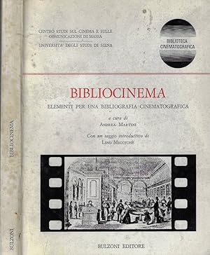 Bild des Verkufers fr Bibliocinema zum Verkauf von Biblioteca di Babele