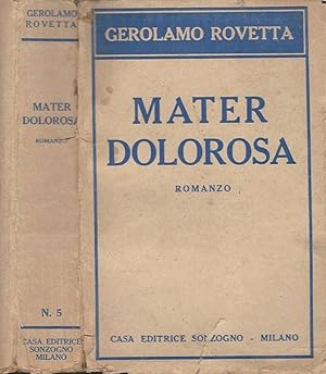 Immagine del venditore per Mater Dolorosa venduto da Biblioteca di Babele