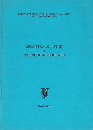 Bild des Verkufers fr Semestrale di Studi e ricerche di Geografia zum Verkauf von Biblioteca di Babele