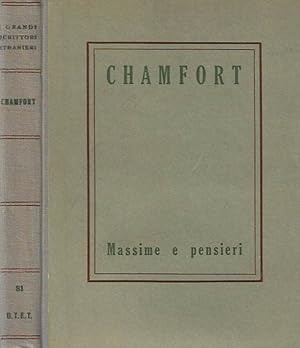 Bild des Verkäufers für Massime e pensieri, caratteri e aneddoti zum Verkauf von Biblioteca di Babele