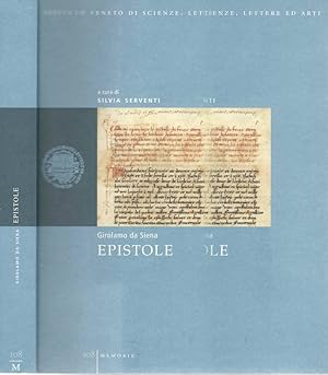 Bild des Verkufers fr Epistole zum Verkauf von Biblioteca di Babele