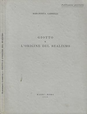Bild des Verkufers fr Giotto e l'origine del realismo zum Verkauf von Biblioteca di Babele