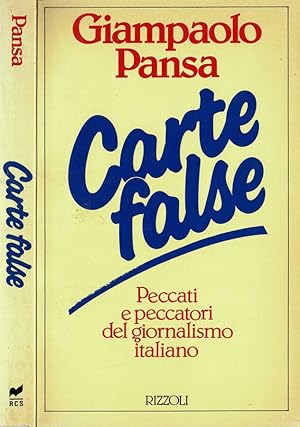 Seller image for Carte false Peccati e peccatori del giornalismo italiano for sale by Biblioteca di Babele