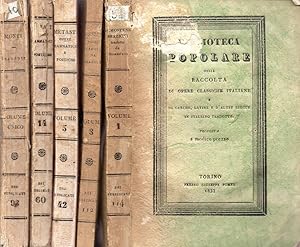 Biblioteca popolare Ossia raccolta di opere Classiche italiane e di greche, latine e d'altre ling...