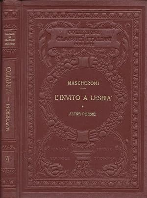 Bild des Verkufers fr L'invito a Lesbia Cidonia e altre poesie zum Verkauf von Biblioteca di Babele