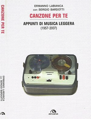 Immagine del venditore per Canzone per te Appunti di musica leggera (1957-2007) venduto da Biblioteca di Babele