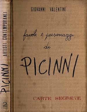 Bild des Verkufers fr Favole e personaggi di Picinni zum Verkauf von Biblioteca di Babele
