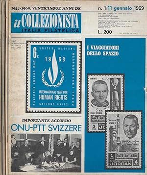 Immagine del venditore per Il collezionista anno 1969 n. 1, 2, 3, 5, 6 Italia filatelica venduto da Biblioteca di Babele