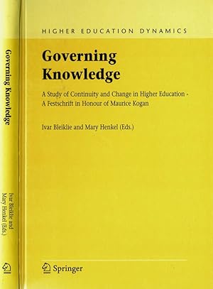Imagen del vendedor de Governing knowledge A study of continuity and change in higher education - A Festschrift in honour of Marice Kogan a la venta por Biblioteca di Babele