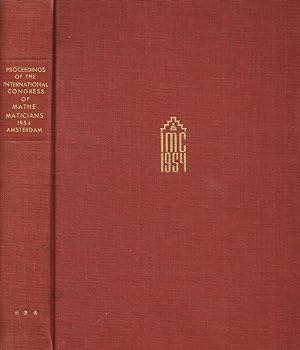 Bild des Verkufers fr Proceedings of the international congress of mathematicians 1954. Vol.III Amsterdam september 2-september 9 zum Verkauf von Biblioteca di Babele
