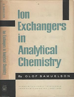 Imagen del vendedor de Ion Exchangers in Analytical Chemistry a la venta por Biblioteca di Babele