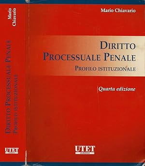 Immagine del venditore per Diritto processuale penale Profilo istituzionale venduto da Biblioteca di Babele