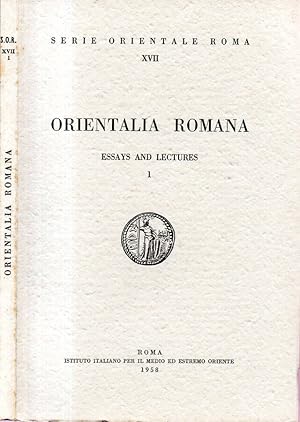 Bild des Verkufers fr Orientalia romana N. I. Essays and lectures zum Verkauf von Biblioteca di Babele