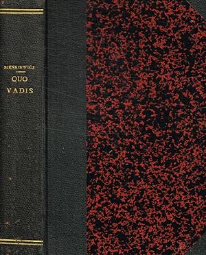 Immagine del venditore per Quo Vadis? Racconto storico dei tempi di Nerone venduto da Biblioteca di Babele