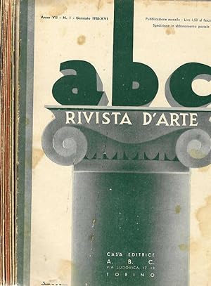 ABC del 1938 Rivista d'arte
