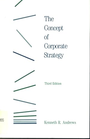 Imagen del vendedor de The Concept of Corporate Strategy a la venta por Librairie Le Nord