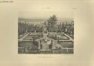 Seller image for Villa la Pietra - Cipressaia du Val di Pesa - Villa Antinori :Le grand parterre devant l'habitation - Vue prise de la porte de la villa - L'avenue des Cyprs - etc. Planches n16  25 en noir et blanc extraites de l'ouvrage "Jardins d'Italie Volume 3" for sale by Le-Livre