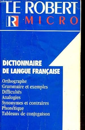 Imagen del vendedor de Le micro-robert poche dictionnaire d'apprentissage de la langue franaise. a la venta por Le-Livre