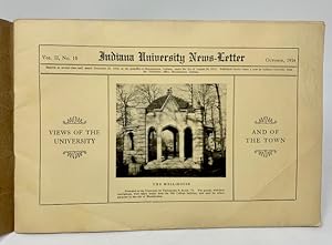 Indiana University News-Letter Vol. II No. 10 Views of the University and the Town