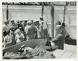 "Pendant le tournage de MARIUS de Marcel PAGNOL" Photo originale PARAMOUNT 1931