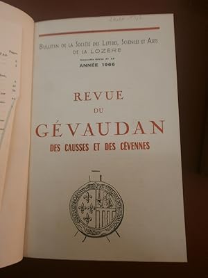 Revue du Gévaudan des Causses & des Cévennes. 2 années complètes, 1966/67.