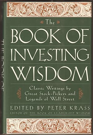 Image du vendeur pour The Book of Investing Wisdom. Classic Writings by Great Stock-Pickers of Wall Street. mis en vente par Antiquariat Neue Kritik