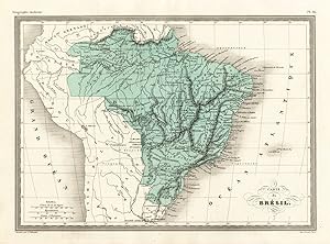 Antique Map-SOUTH AMERICA-BRAZIL-Malte-Brun-Sarrazin-1880