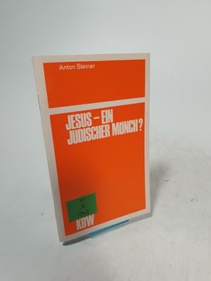 Imagen del vendedor de Jesus - ein jdischer Mnch? a la venta por Antiquariat Bookfarm