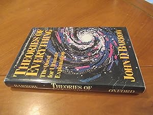 Image du vendeur pour Theories of Everything: The Quest for Ultimate Explanation mis en vente par Arroyo Seco Books, Pasadena, Member IOBA