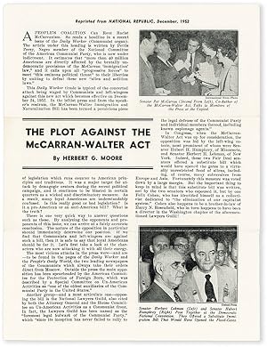 The Plot Against the McCarran-Walter Act