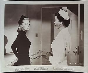 Seller image for The Story of Molly X 8 x 10 Still SIGNED June Havoc for sale by AcornBooksNH