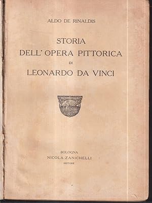 Bild des Verkufers fr Storia dell'opera pittorica di Leonardo da Vinci zum Verkauf von Librodifaccia