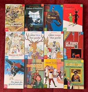 Image du vendeur pour Lot n 1 les livres jeunesse folio junior a partir de 9-10-11 ans, lot de 12 livres mis en vente par Lioudalivre