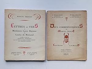 Lettres et Vers à Madame Laure Hayman et Louisa de Mormand / Deux Correspondances de Marcel Proust