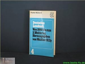 Bild des Verkufers fr Deutsches Lesebuch. Von 1880 bis zum 2. Weltkrieg zum Verkauf von Gabis Bcherlager