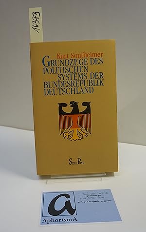 Imagen del vendedor de Grundzge des politischen Systems der Bundesrepublik Deutschland. a la venta por AphorismA gGmbH
