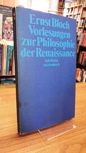 Bild des Verkufers fr Vorlesungen zur Philosophie der Renaissance, zum Verkauf von Antiquariat Orban & Streu GbR