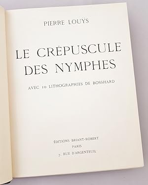 Seller image for Le crpuscules des Nymphes for sale by La Basse Fontaine