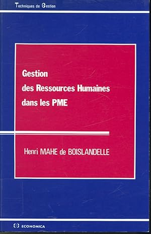 Bild des Verkufers fr Gestion des Ressources Humaines dans les PME zum Verkauf von Librairie Le Nord